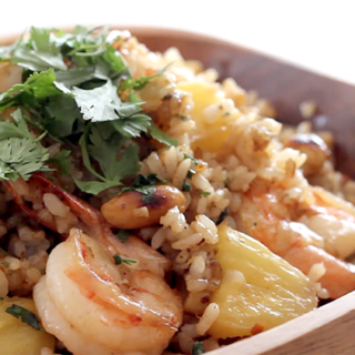 Spicy Shrimp & Pineapple Fried Rice